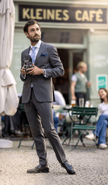 Klassischer Anzug bei STURM Herrenausstatter Wien