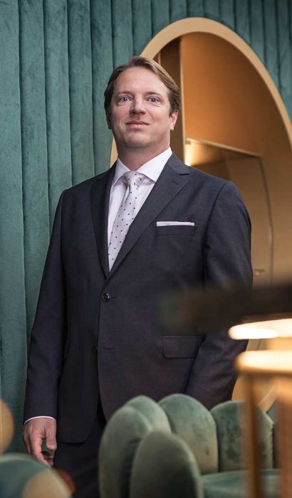 Anzug Herren klassisch elegant grau Herrenausstatter