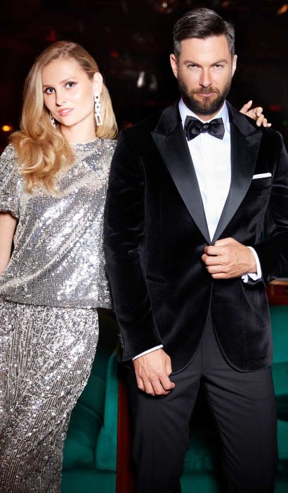 Dinnerjacket Samt Sakko Herbst Winter 2023 2024